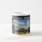Taza recuerdo de Pando Bolivia コーヒーマグカップ (中央)