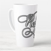 Taza respect  カフェラテマグ (左アングル)