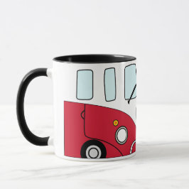 Taza Retro Kombi Vintage – Vanlife Hippie Style co マグカップ