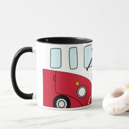 Taza Retro Kombi Vintage – Vanlife Hippie Style co マグカップ