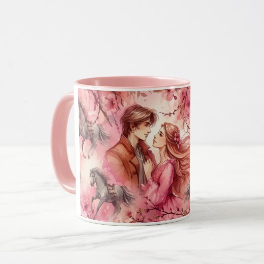Taza "Romance" マグカップ (正面左)