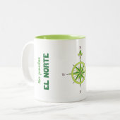 Taza Rosa de los vientos minimalista ツートーンマグカップ (正面左)