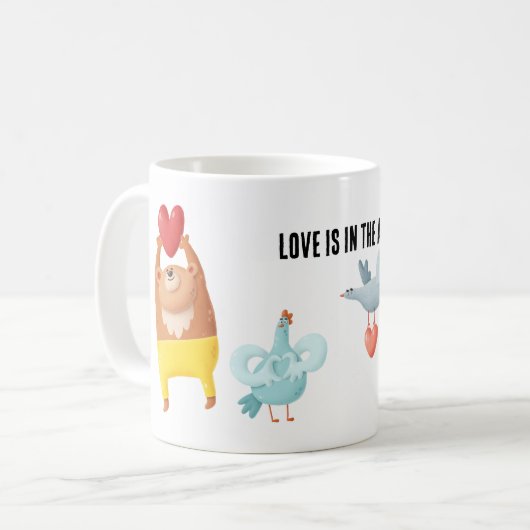 Taza San Valentín コーヒーマグカップ (正面左)