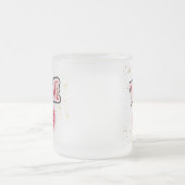 Taza semitransparente You + Me フロストグラスマグカップ (中央)