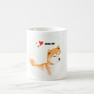 Taza Shiba inu コーヒーマグカップ