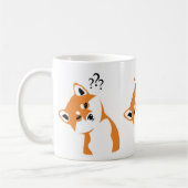 Taza Shiba inu dudoso. コーヒーマグカップ (左)