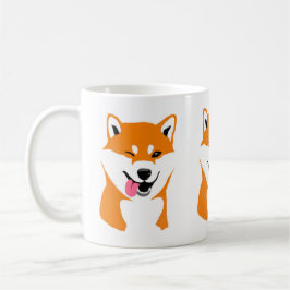 Taza Shiba inu Guiño. コーヒーマグカップ