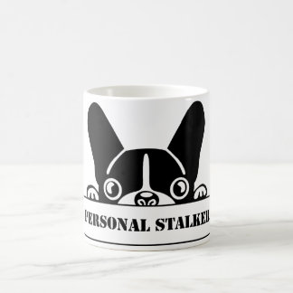 Taza Stalker Frenchie コーヒーマグカップ