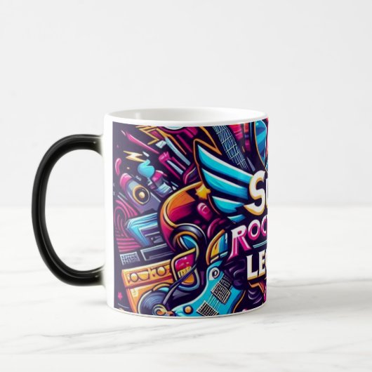 Taza Super Star. モーフィングマグカップ (左)