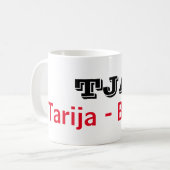 Taza Tarija Bolivia コーヒーマグカップ (正面左)
