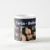 Taza Tarija Bolivia コーヒーマグカップ (中央)