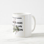 Taza Terapia y Café Plan de Sanación Emocional コーヒーマグカップ (正面右)