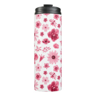 taza térmica flowers タンブラー