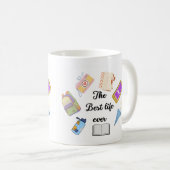 Taza "the best life ever" コーヒーマグカップ (正面右)