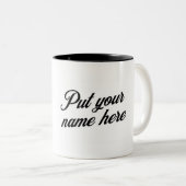 Taza "The Good Weather Machine" ツートーンマグカップ (正面右)
