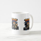 Taza Tiger Hip Hop Style コーヒーマグカップ (正面右)