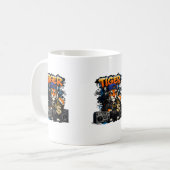 Taza Tiger Hip Hop Style コーヒーマグカップ (正面左)
