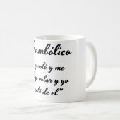 Taza trambolico frase コーヒーマグカップ (正面右)