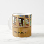 Taza tren de Soller, Mallorca コーヒーマグカップ (正面左)