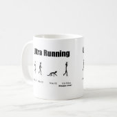 Taza "Ultra-Running" コーヒーマグカップ (正面左)