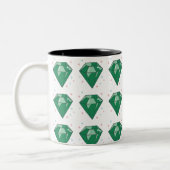 Taza Varias esmeraldas ツートーンマグカップ (左)