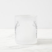 Taza Venado フロストグラスマグカップ (中央)