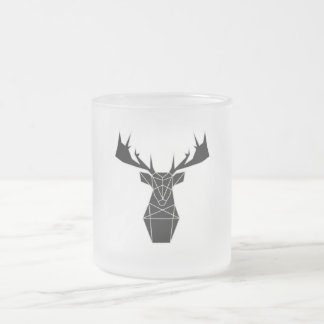 Taza venado negro フロストグラスマグカップ
