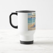 taza viaje caracolas de Mar con Versículo Romanos トラベルマグ (左)