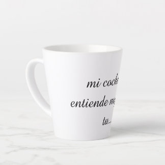 taza vilianes de humor  カフェラテマグ