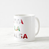 Taza Viva la salsa Perú コーヒーマグカップ (正面右)