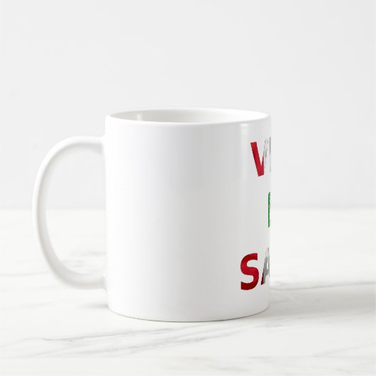 Taza Viva la salsa Perú コーヒーマグカップ (左)