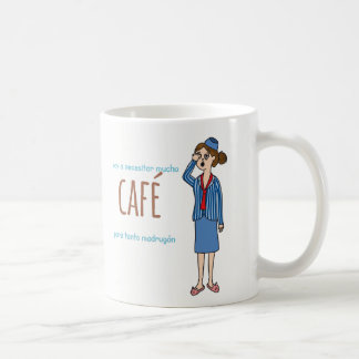 taza voy a necesitar mucho café para tanto madrugó コーヒーマグカップ