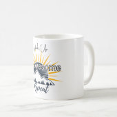 Taza 'Wake Up. Be Awesome. Repeat.' コーヒーマグカップ (正面右)