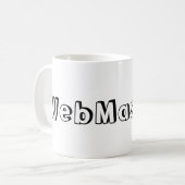 Taza Webマスター コーヒーマグカップ (正面左)