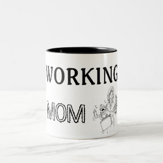 Taza Working Mom ツートーンマグカップ