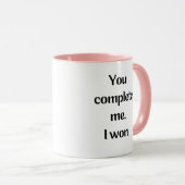 Taza "You complete me" マグカップ (正面右)