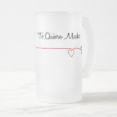 Tazas フロストグラスビールジョッキ (正面右)