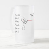 Tazas フロストグラスビールジョッキ (正面左)