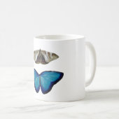 Tazas de dos Mariposas Hermosas コーヒーマグカップ (正面右)