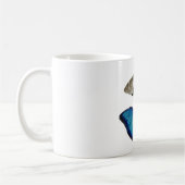 Tazas de dos Mariposas Hermosas コーヒーマグカップ (左)