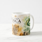 TAZAS DE TRILOGIA ANDINA DEL CUSCO コーヒーマグカップ (正面右)