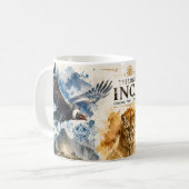 TAZAS DE TRILOGIA ANDINA DEL CUSCO コーヒーマグカップ (正面左)