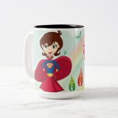 Tazas Día de las Madres ツートーンマグカップ (正面左)