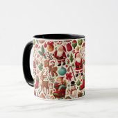 tazas navideñas マグカップ (正面左)
