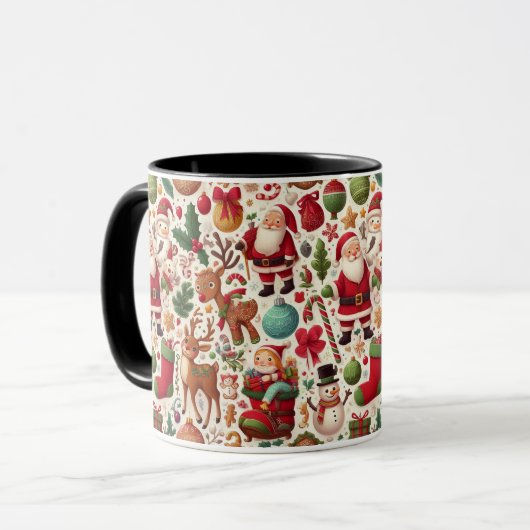 tazas navideñas マグカップ (正面左)