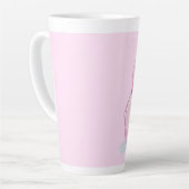 Tazas para café latte con muñeco de nieve カフェラテマグ (左アングル)