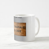 Tazas que sanan – Mi terapia es el café- コーヒーマグカップ (正面右)
