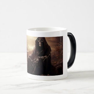 Tazas, santa muerte, la niña, esotérico, mug モーフィングマグカップ