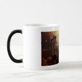 Tazas, santa muerte, la niña, esotérico, mug モーフィングマグカップ (左)