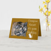 TazEveryoneKnowカスタマイズ-any大事な行事 カード (黄色い花)